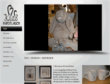 Tablet Screenshot of kunstladen.dk